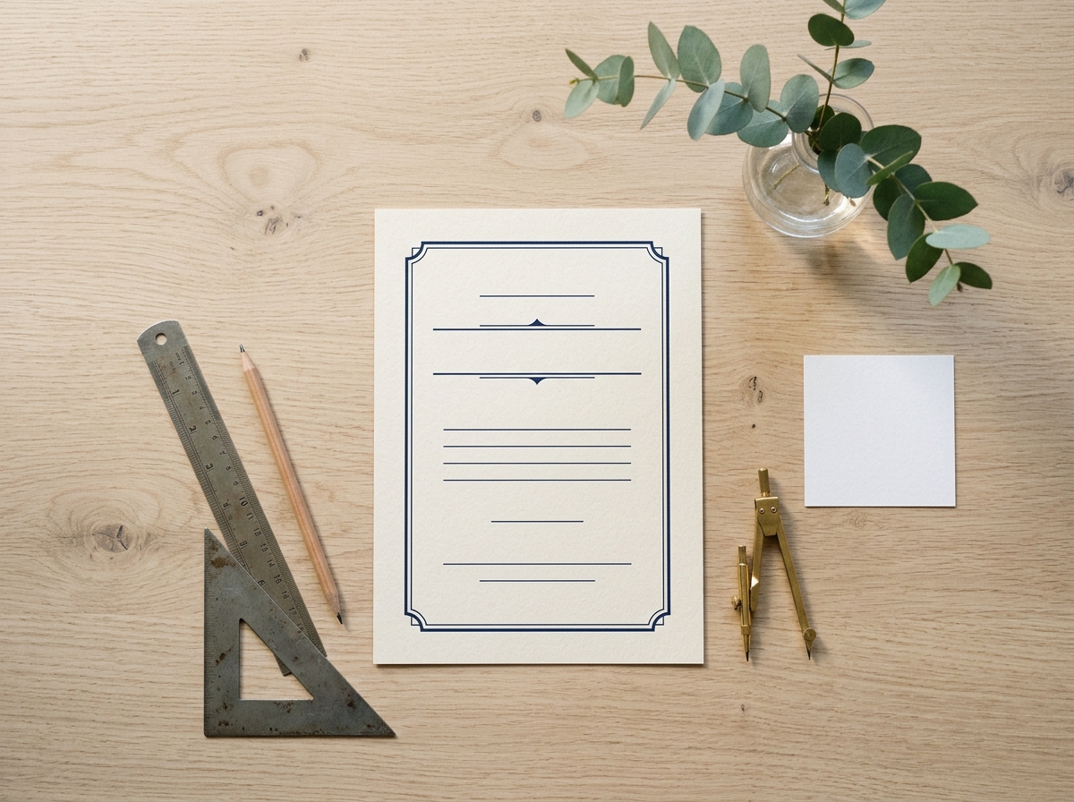 Editing work at a desk: Cover page design